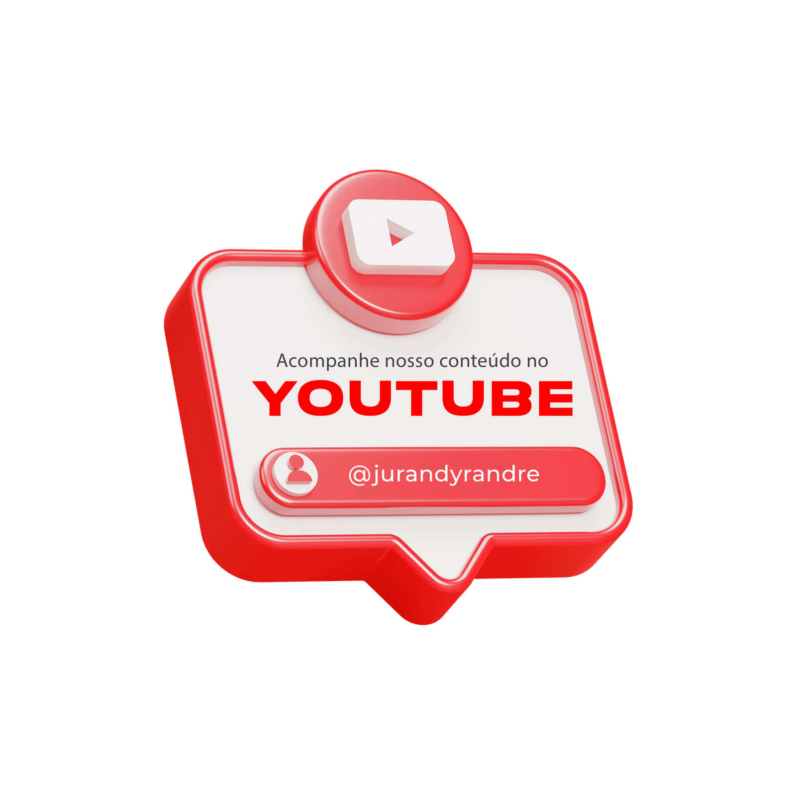 Acesse https://www.youtube.com/@jurandyrandre