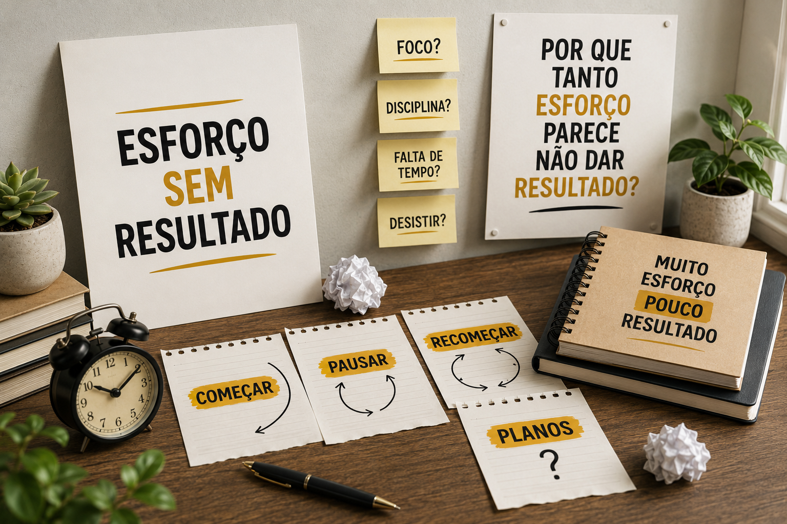 Esforço sem resultado